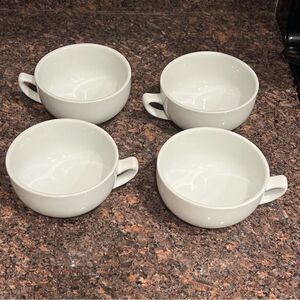 4 Pc Set Vertex China ARG-56 Argyle Cappuccino Cup, 16 oz. Porcelain coffee cups